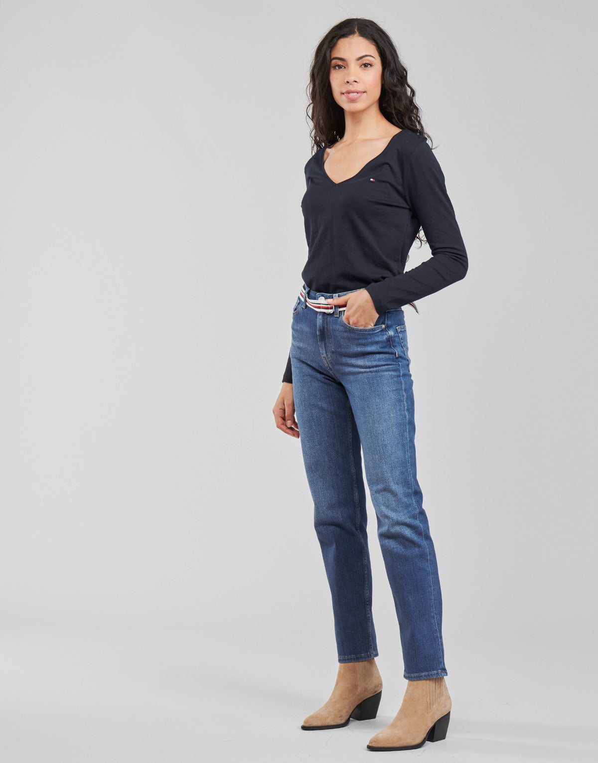 Jeans Donna Tommy Hilfiger  NEW CLASSIC STRAIGHT HW A LEA  Blu