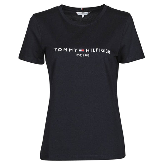 T-shirt Donna Tommy Hilfiger  HERITAGE HILFIGER CNK RG TEE  Blu