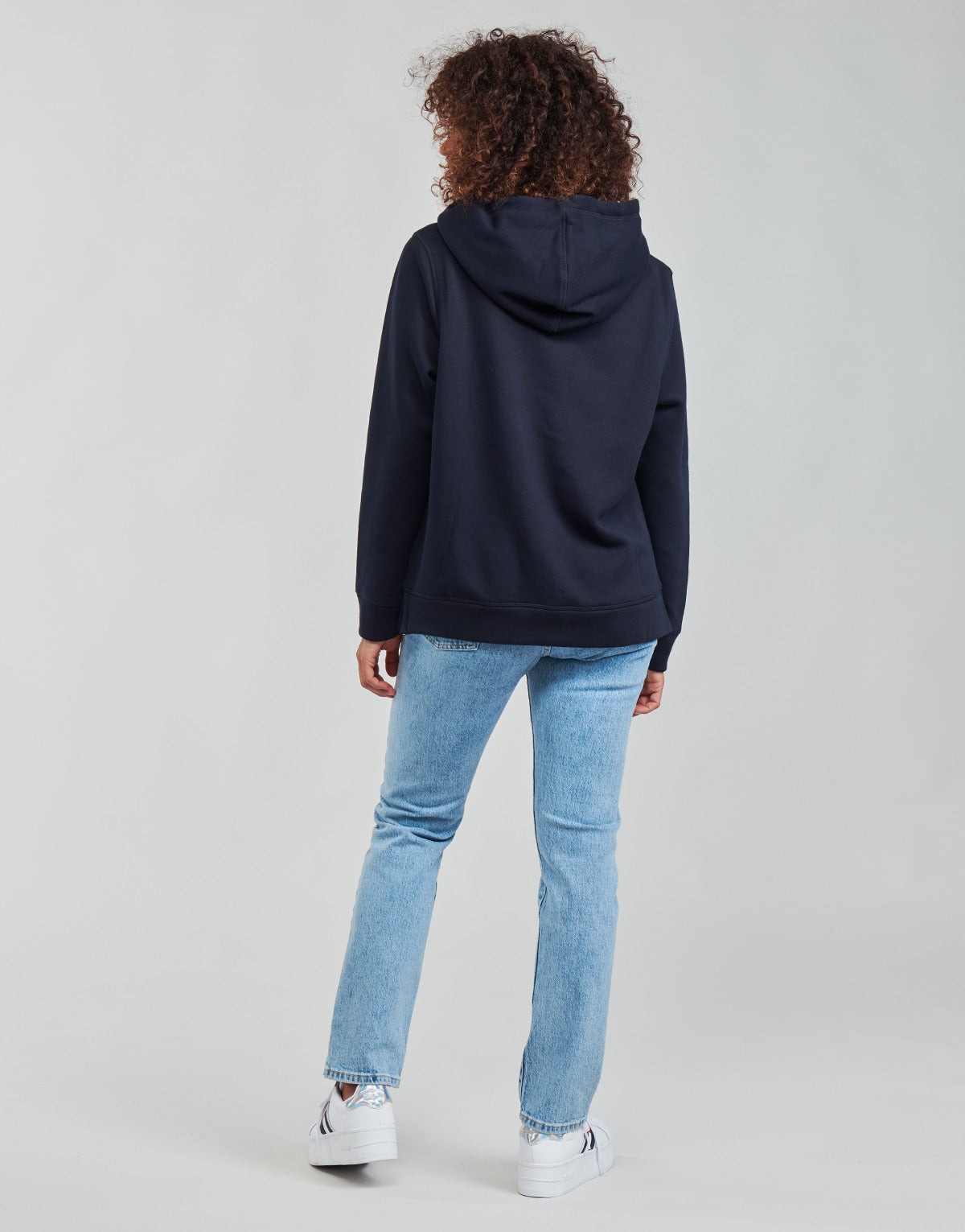 Felpa Donna Tommy Hilfiger  HERITAGE HILFIGER HOODIE LS  Blu