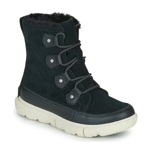 Stivaletti Donna Sorel  SOREL EXPLORER II JOAN FAUX FUR  Nero