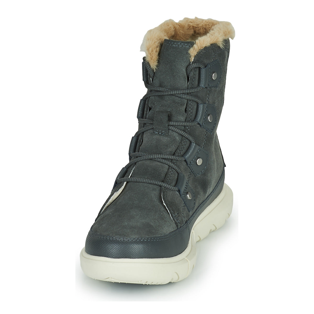 Stivaletti Donna Sorel  SOREL EXPLORER II JOAN FAUX FUR  Grigio