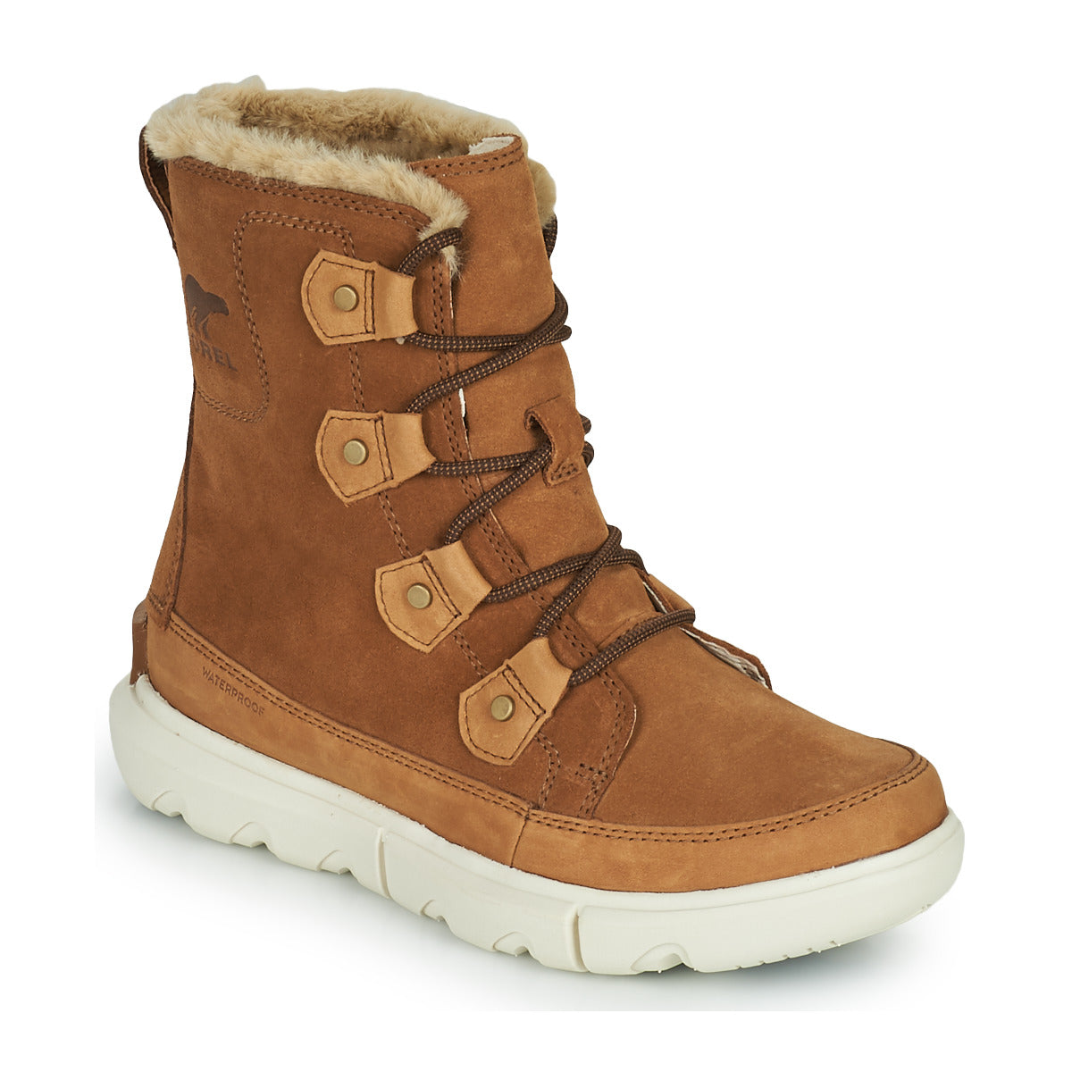 Stivaletti Donna Sorel  SOREL EXPLORER II JOAN FAUX FUR  Marrone