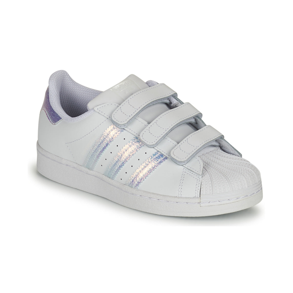 Scarpe bambini ragazza adidas  SUPERSTAR CF C  Bianco