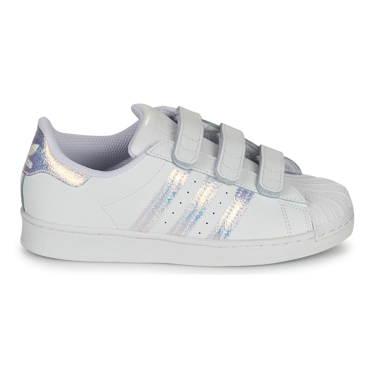 Scarpe bambini ragazza adidas  SUPERSTAR CF C  Bianco