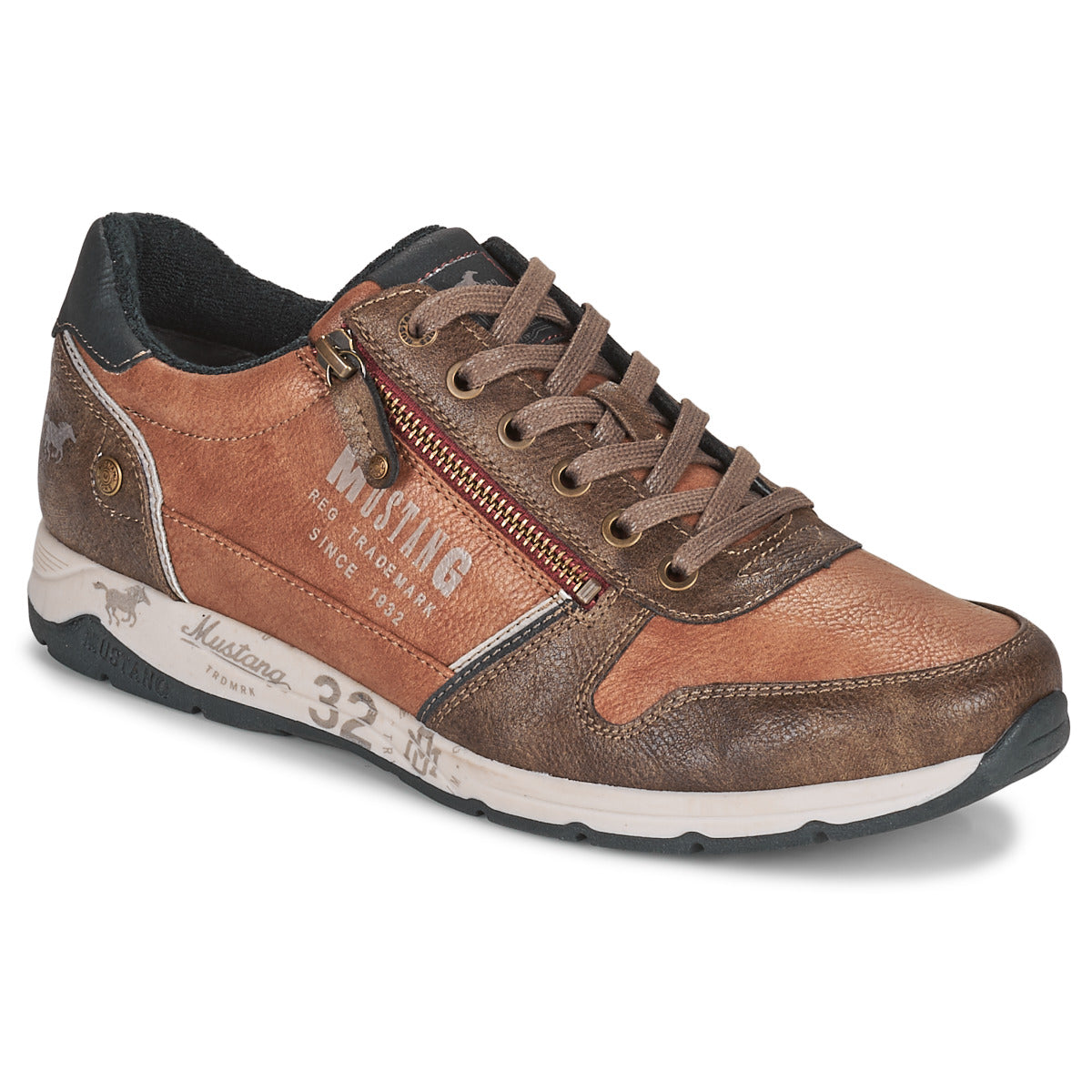 Sneakers Uomo Mustang  BRICA  Marrone