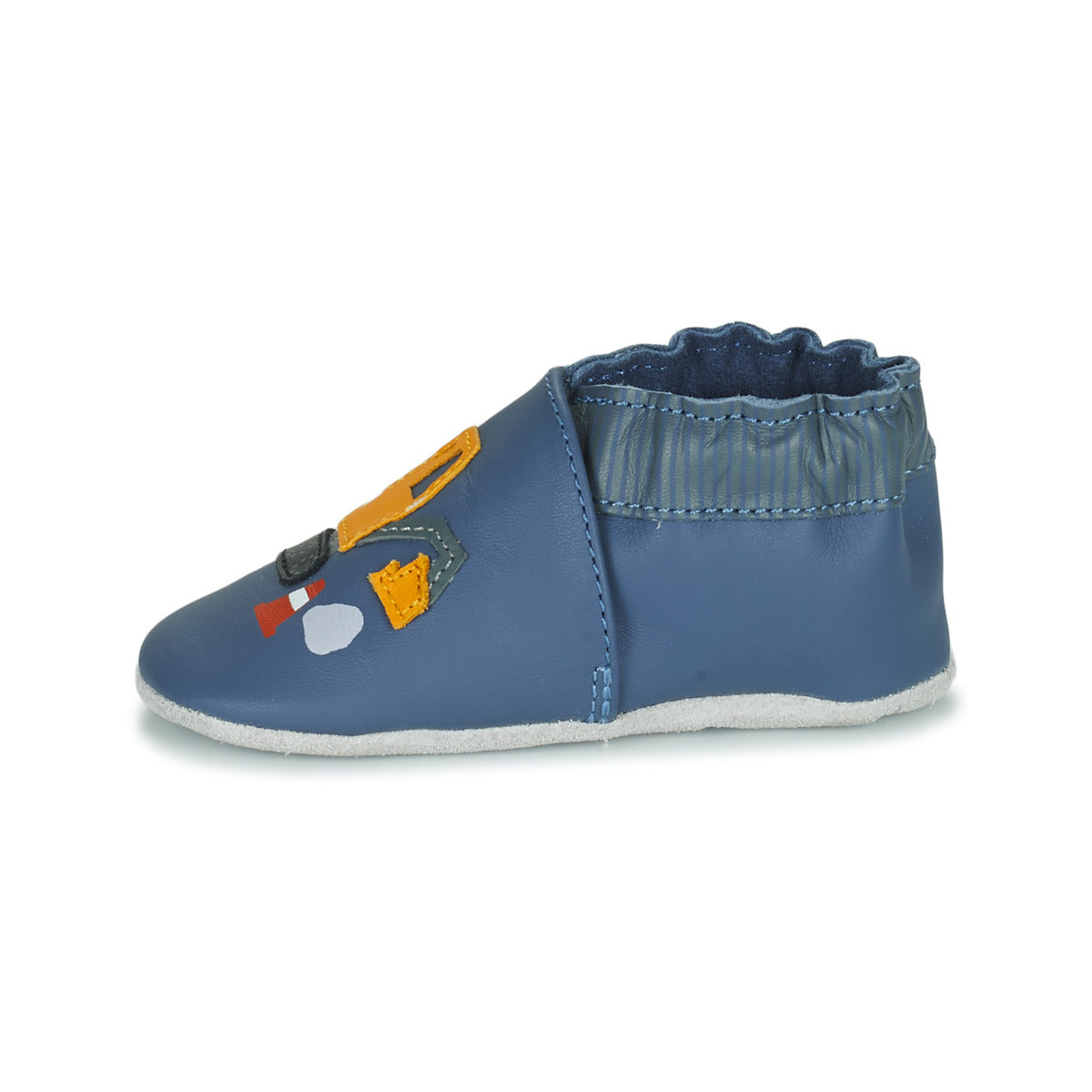 Pantofole bambini ragazzo Robeez  YARD ROAD  Blu