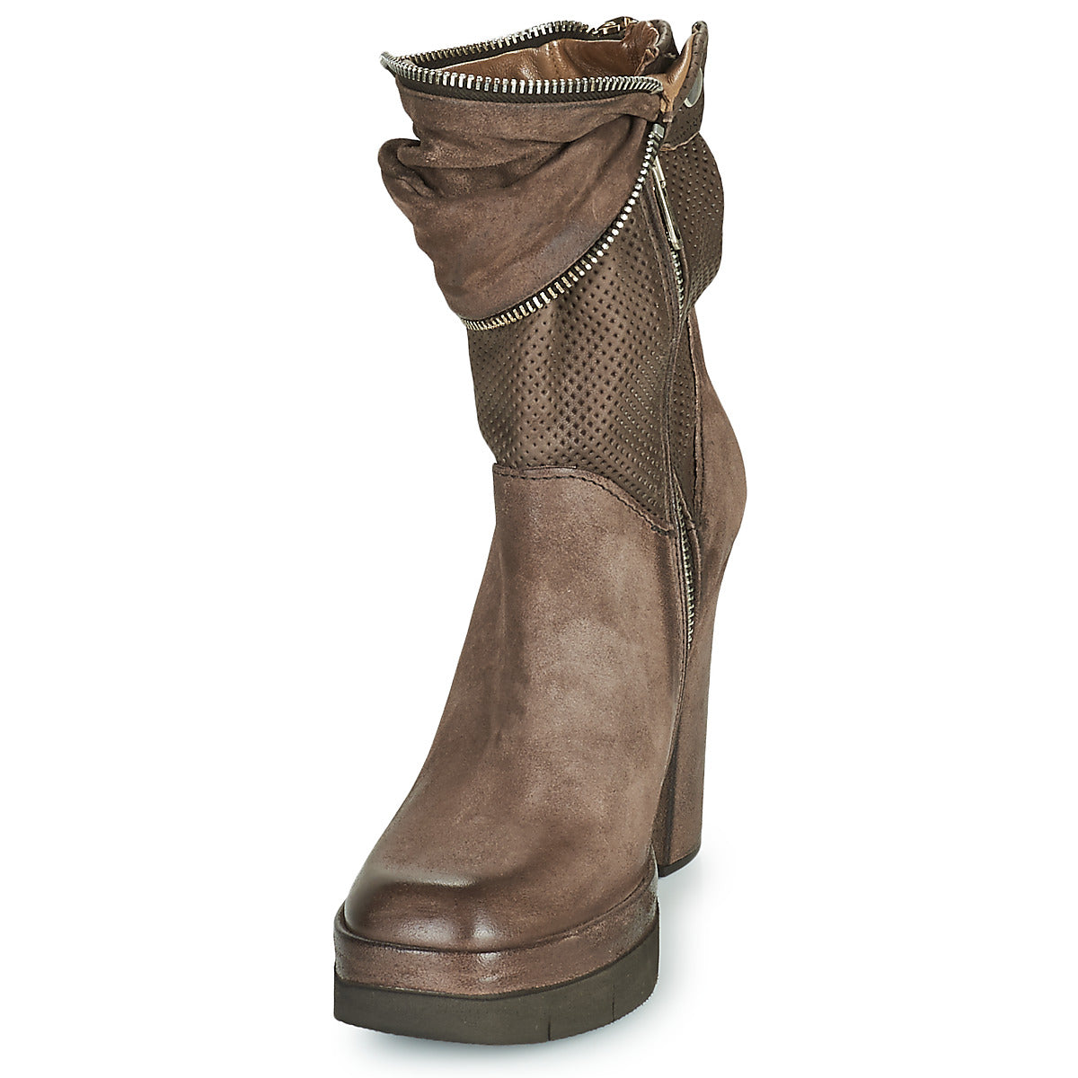 Stivaletti Donna Airstep / A.S.98  BLOC ZIP  Marrone