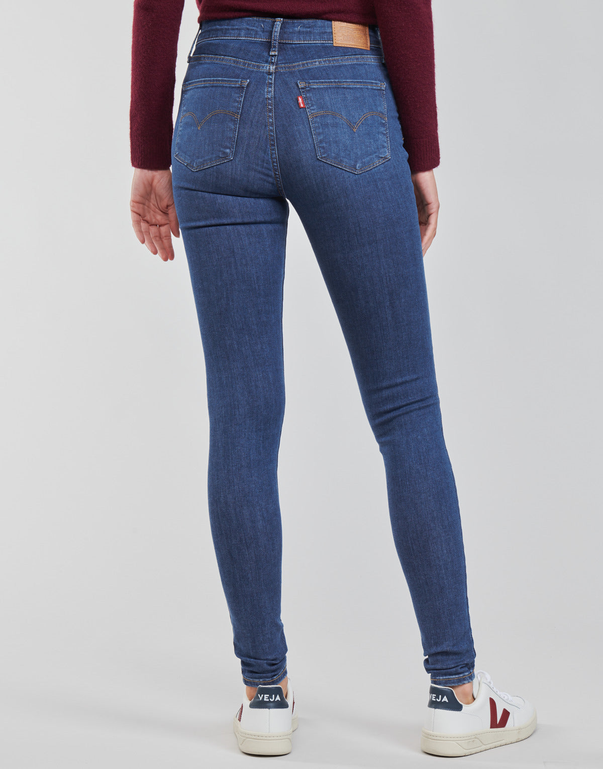 Jeans skynny Donna Levis  720 HIRISE SUPER SKINNY  Blu