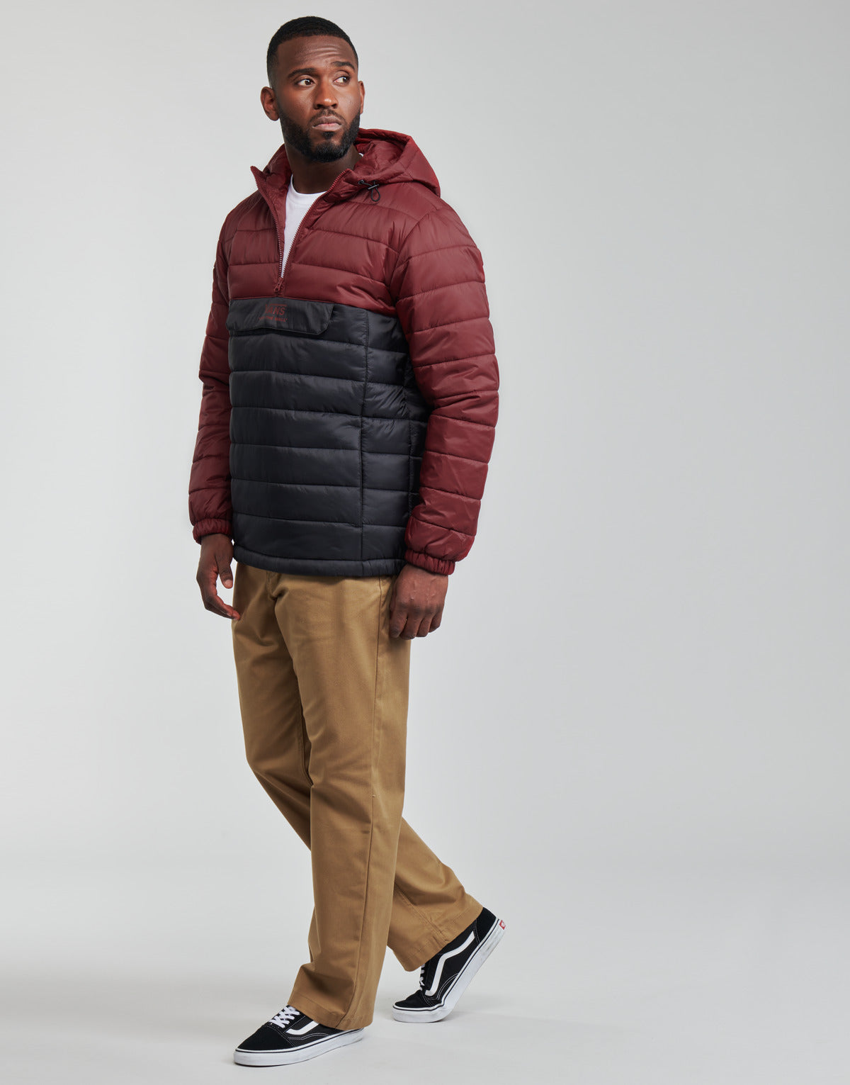 Piumino Uomo Vans  CARLTON PUFFER III  Nero