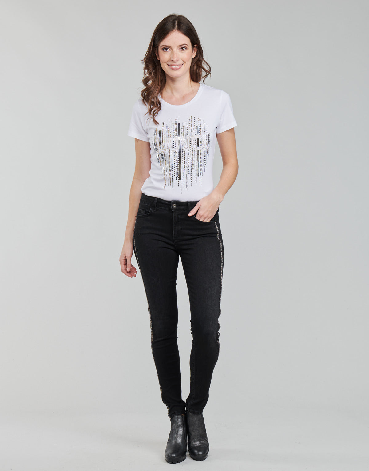 Jeans Slim Donna Liu Jo  DIVINE  Nero