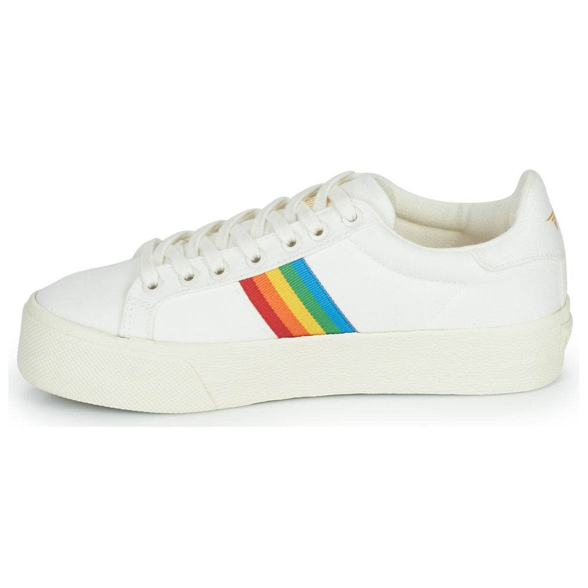 Sneakers basse Donna Gola  ORCHID PLATFORM RAINBOW  Bianco