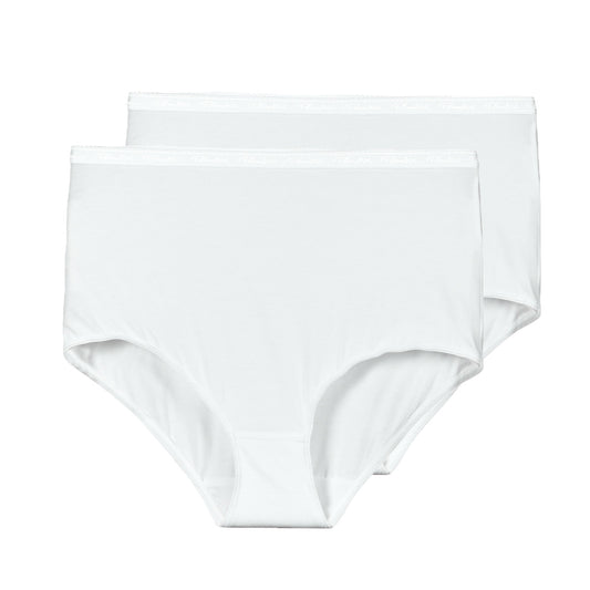 Culotte e slip Donna PLAYTEX  CULOTTE MAXI X2  Bianco