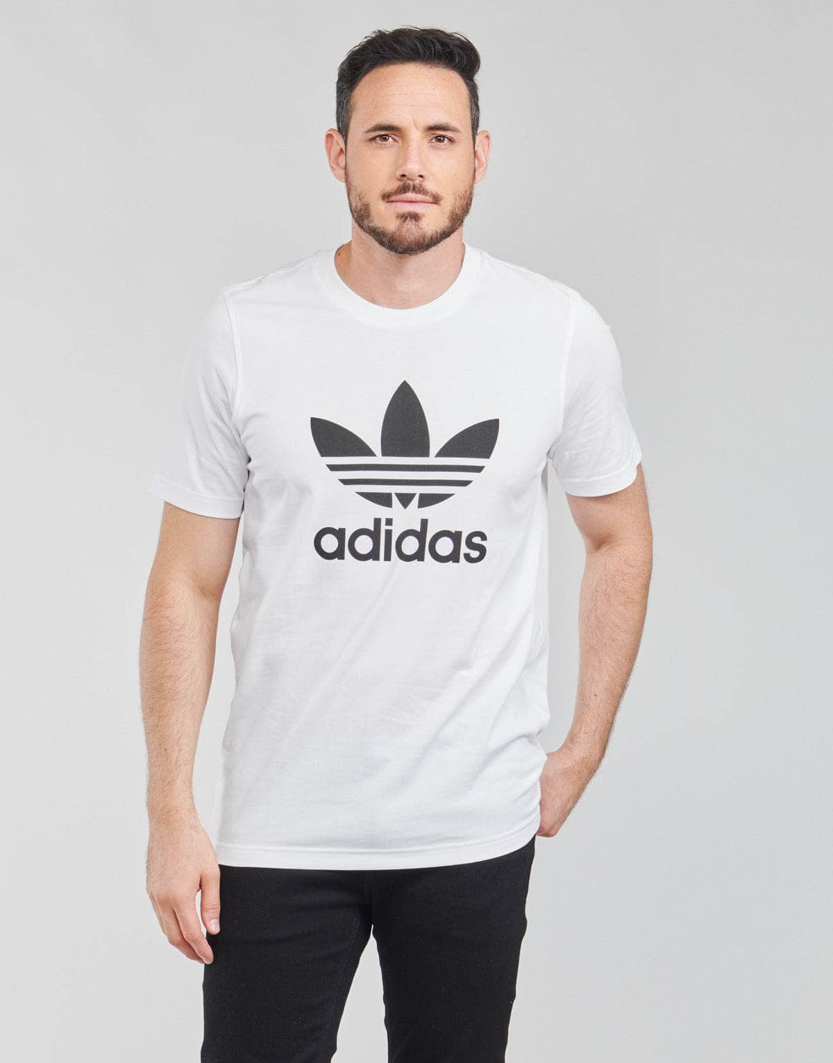 T-shirt Uomo adidas  TREFOIL T-SHIRT  Bianco