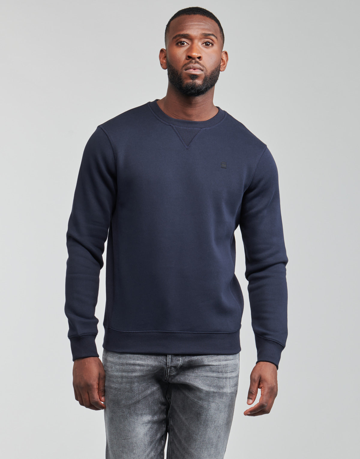 Felpa Uomo G-Star Raw  PREMIUM CORE R SW LS  Blu