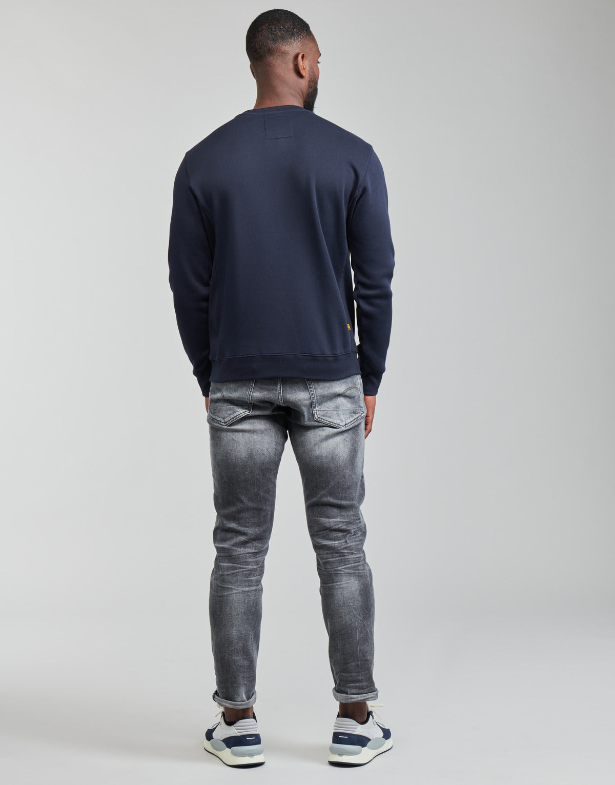 Felpa Uomo G-Star Raw  PREMIUM CORE R SW LS  Blu