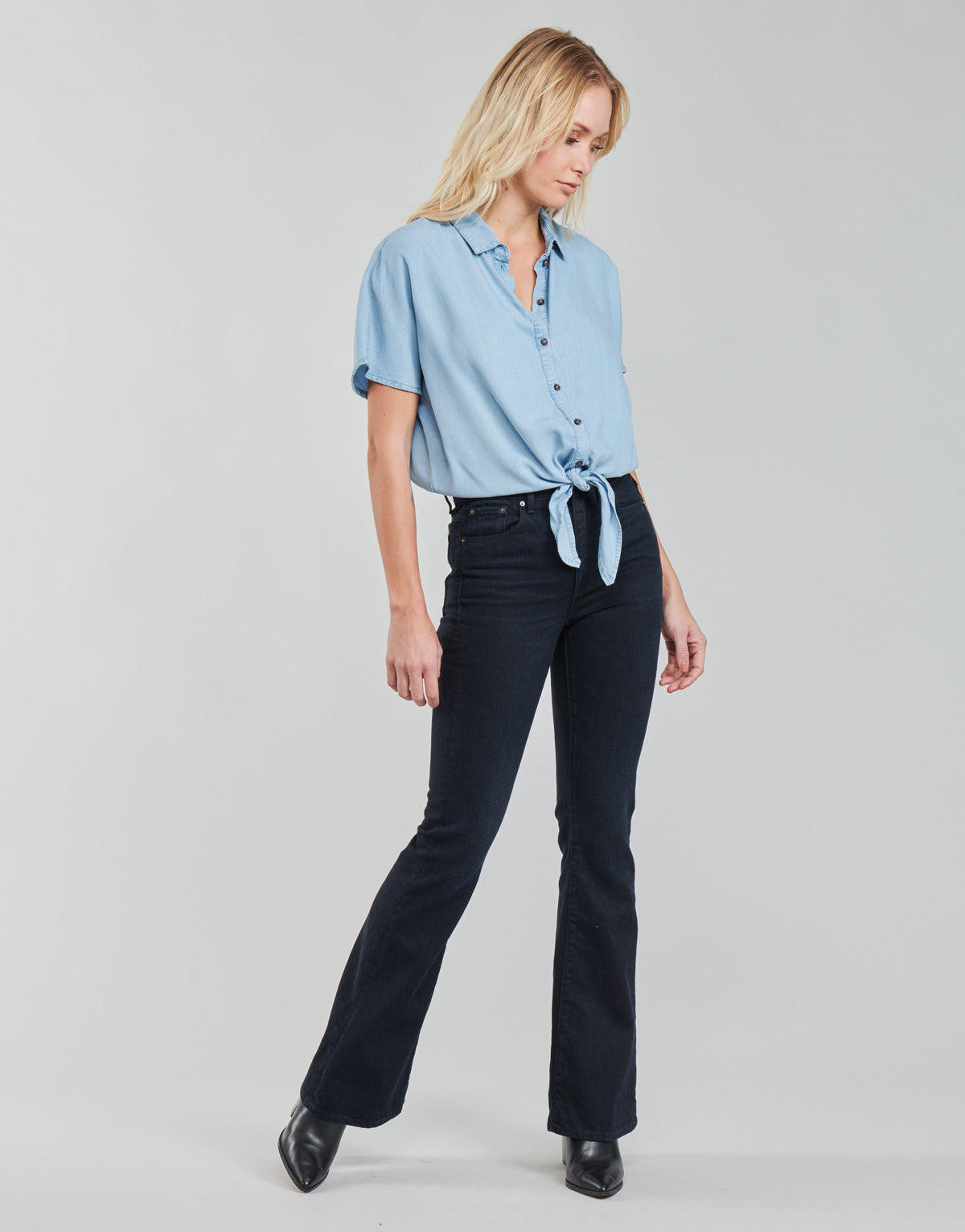 Jeans Bootcut Donna G-Star Raw  3301 flare  Blu