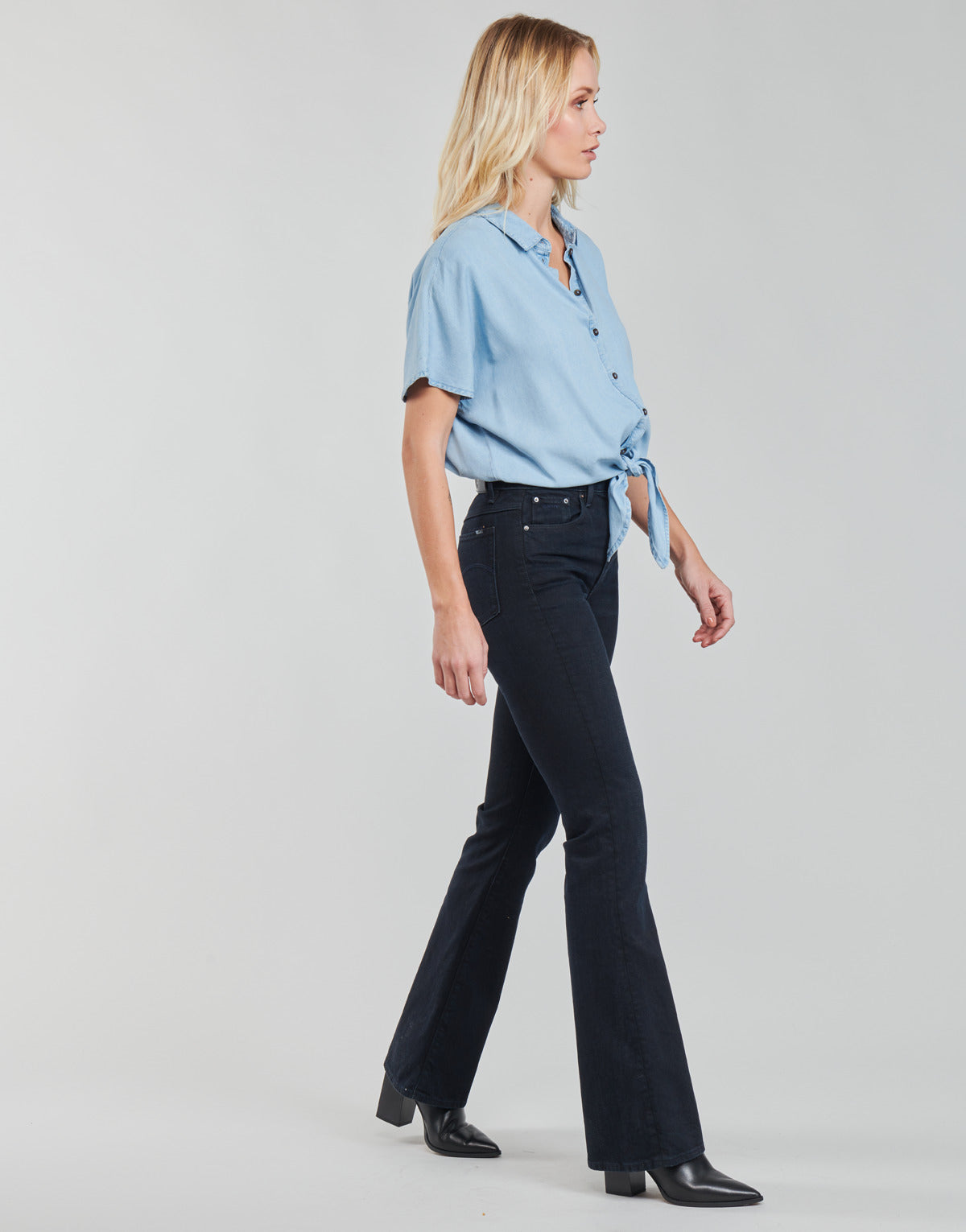 Jeans Bootcut Donna G-Star Raw  3301 flare  Blu