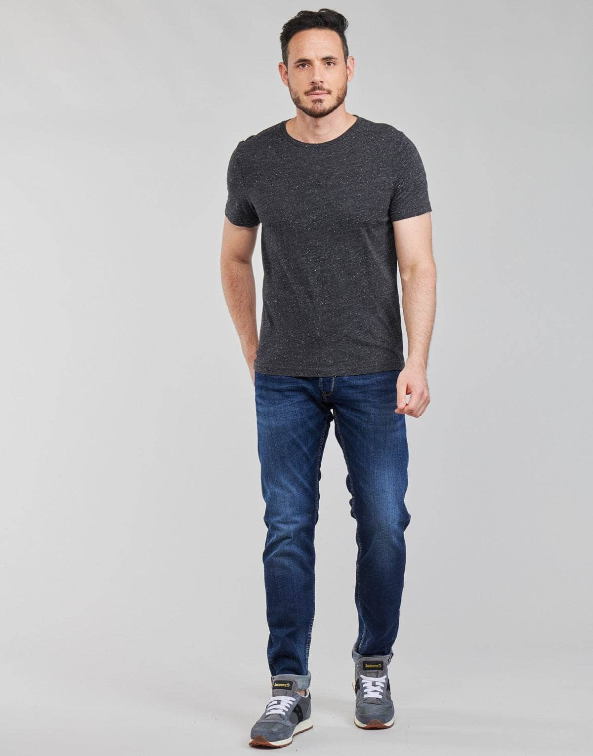 Jeans Slim Uomo Le Temps des Cerises  712 BAS  Blu