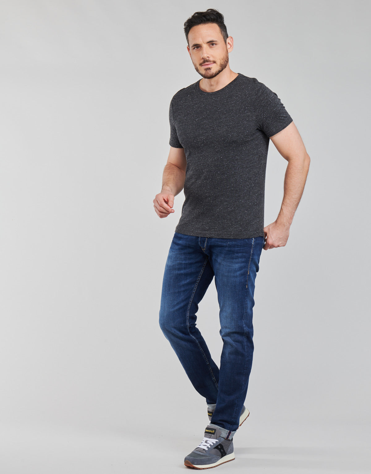 Jeans Slim Uomo Le Temps des Cerises  712 BAS  Blu