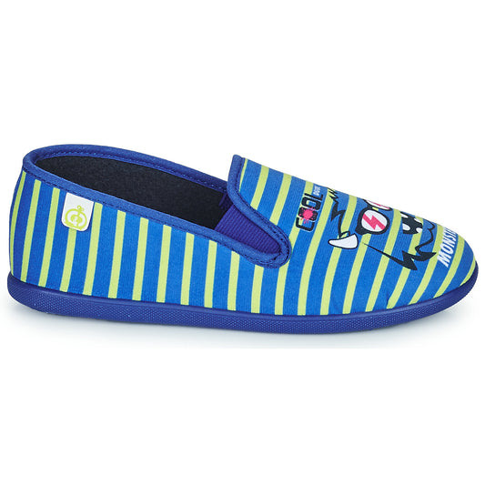 Pantofole bambini ragazzo Citrouille et Compagnie  PAKITEL  Blu