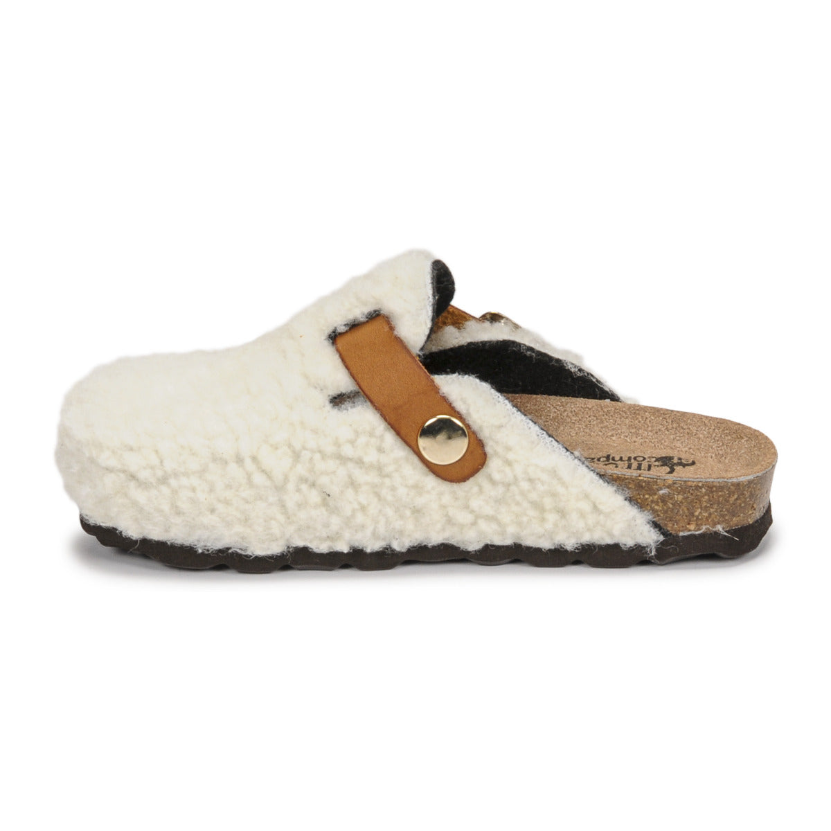 Pantofole bambini ragazzo Citrouille et Compagnie  PIWONA  Beige