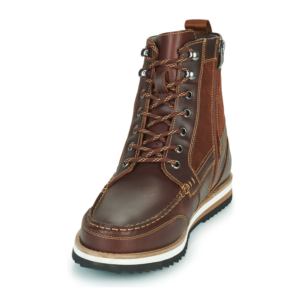 Stivaletti Uomo Clarks  DURSTON HI  Marrone