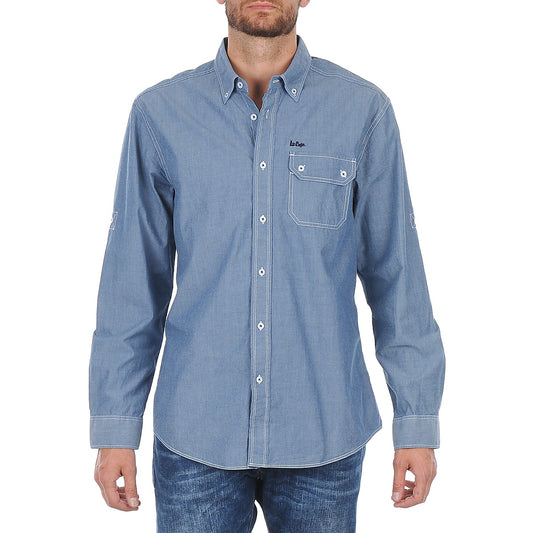 Camicia a maniche lunghe Uomo Lee Cooper  Greyven  Blu