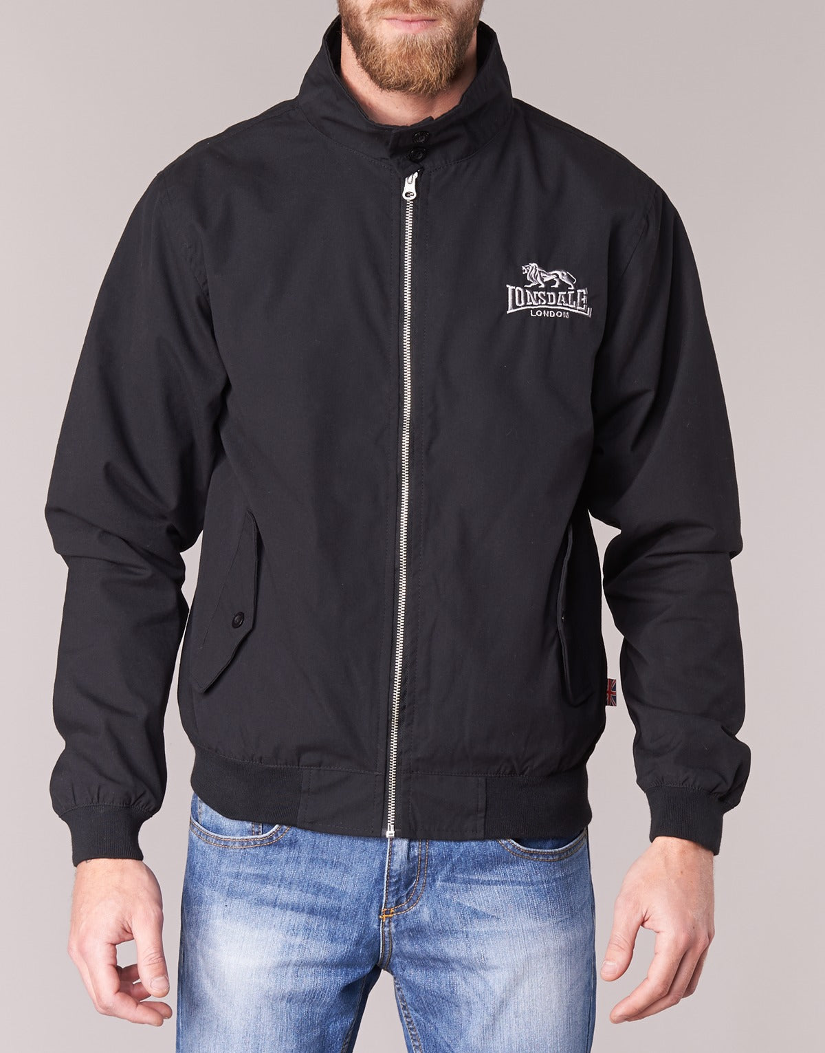 Giubbotto Uomo Lonsdale  HARRINGTON  Nero