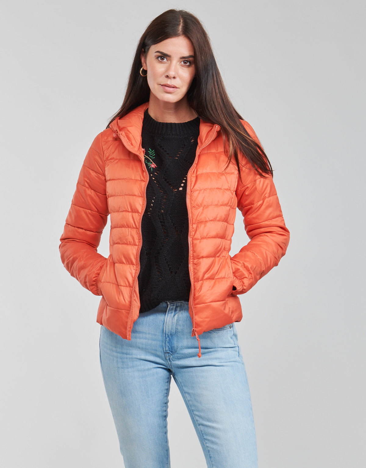 Piumino Donna Only  ONLTAHOE  Arancio