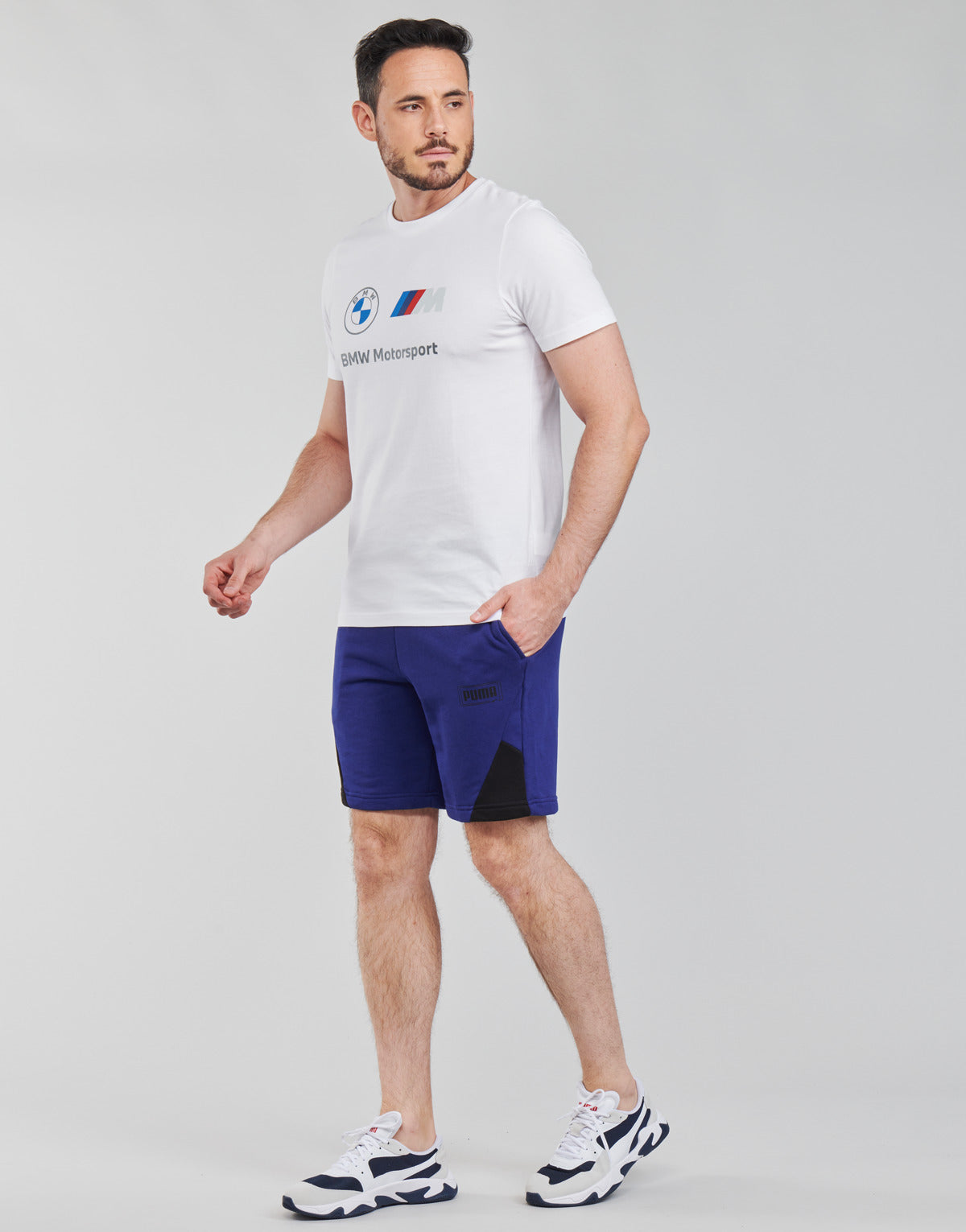 Pantaloni corti Uomo Puma  RBL SHORTS  Blu