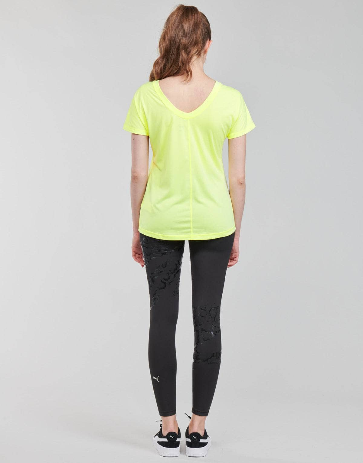 T-shirt Donna Puma  RECYCL JERSY CAT TEE  Giallo