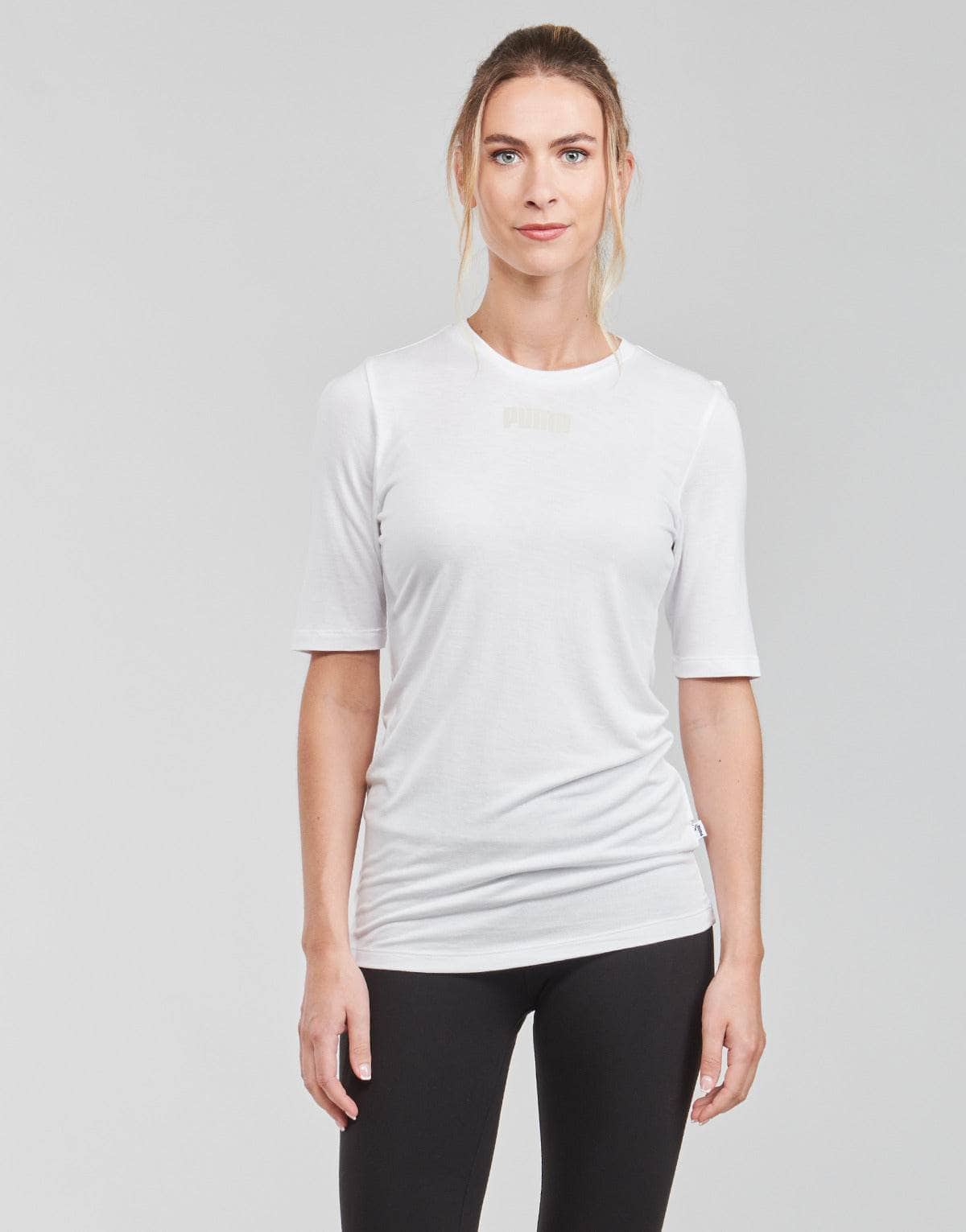 T-shirt Donna Puma  MBASIC TEE  Bianco