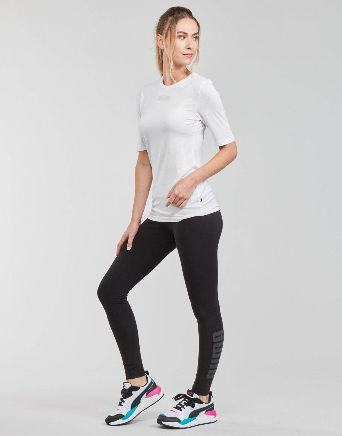 T-shirt Donna Puma  MBASIC TEE  Bianco