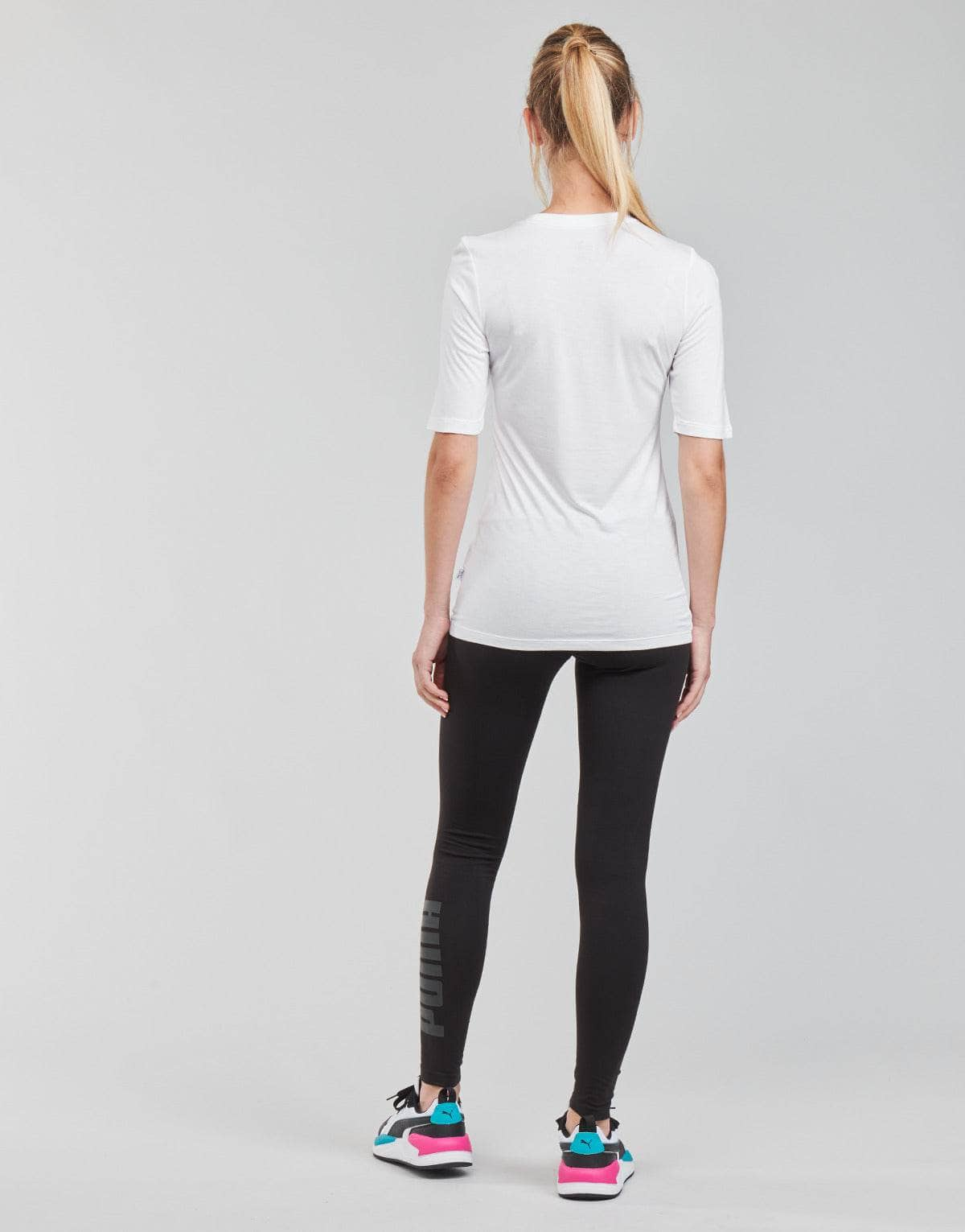 T-shirt Donna Puma  MBASIC TEE  Bianco