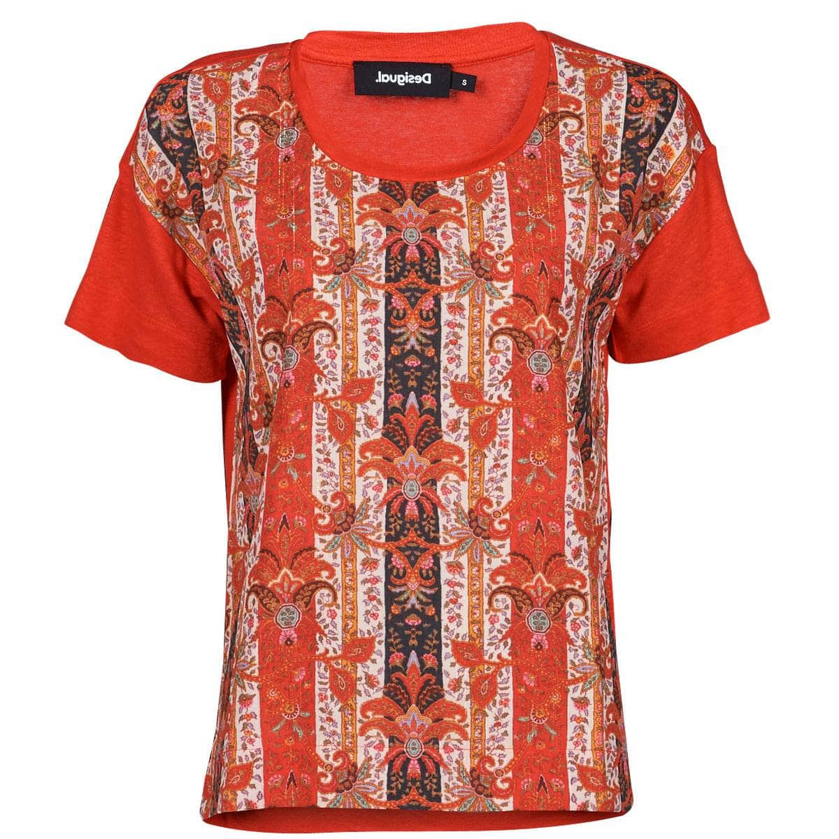 T-shirt Donna Desigual  LOMBOK  Rosso