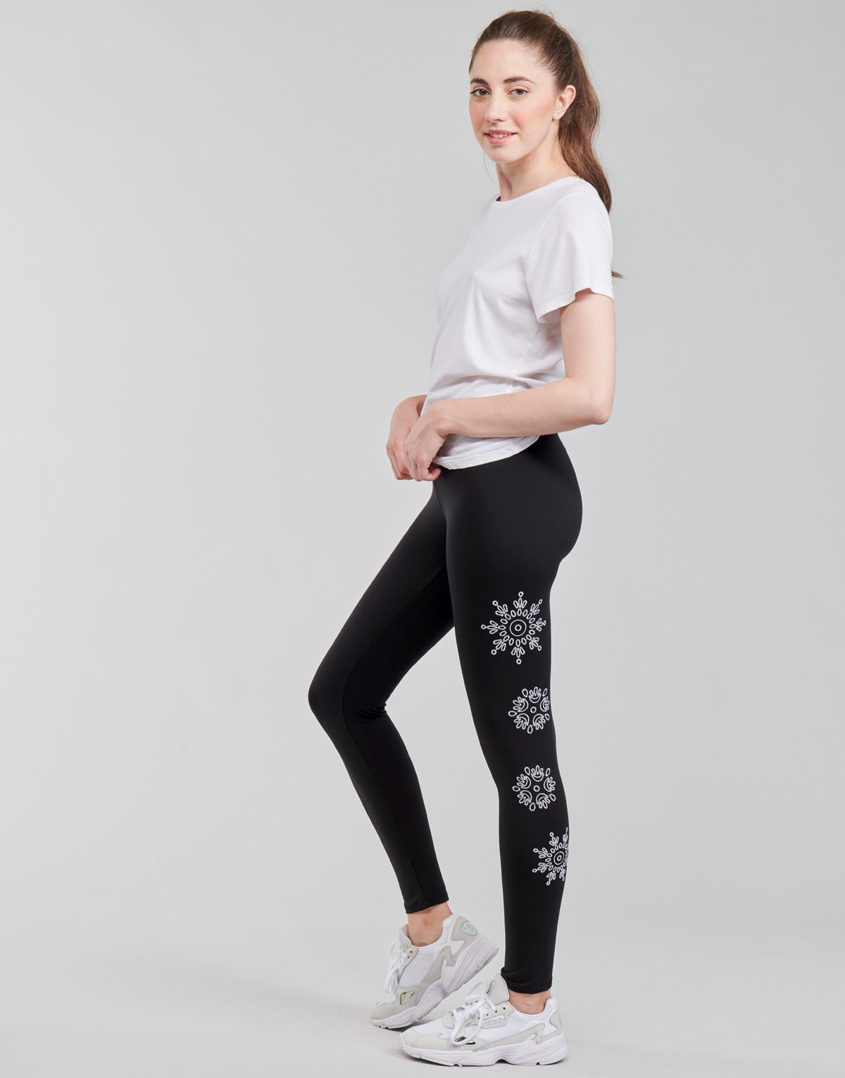 Collant Donna Desigual  MANDALA  Nero