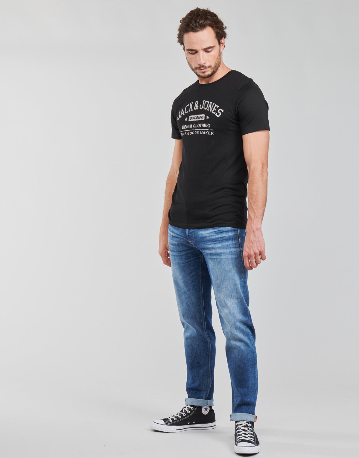 Jeans Slim Uomo Jack & Jones  JJIMIKE  Blu