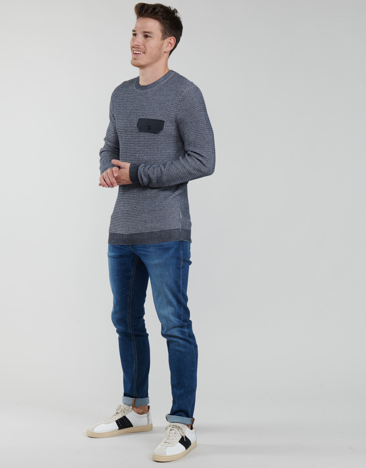 Maglione Uomo Jack & Jones  JCOTARBEN  Blu