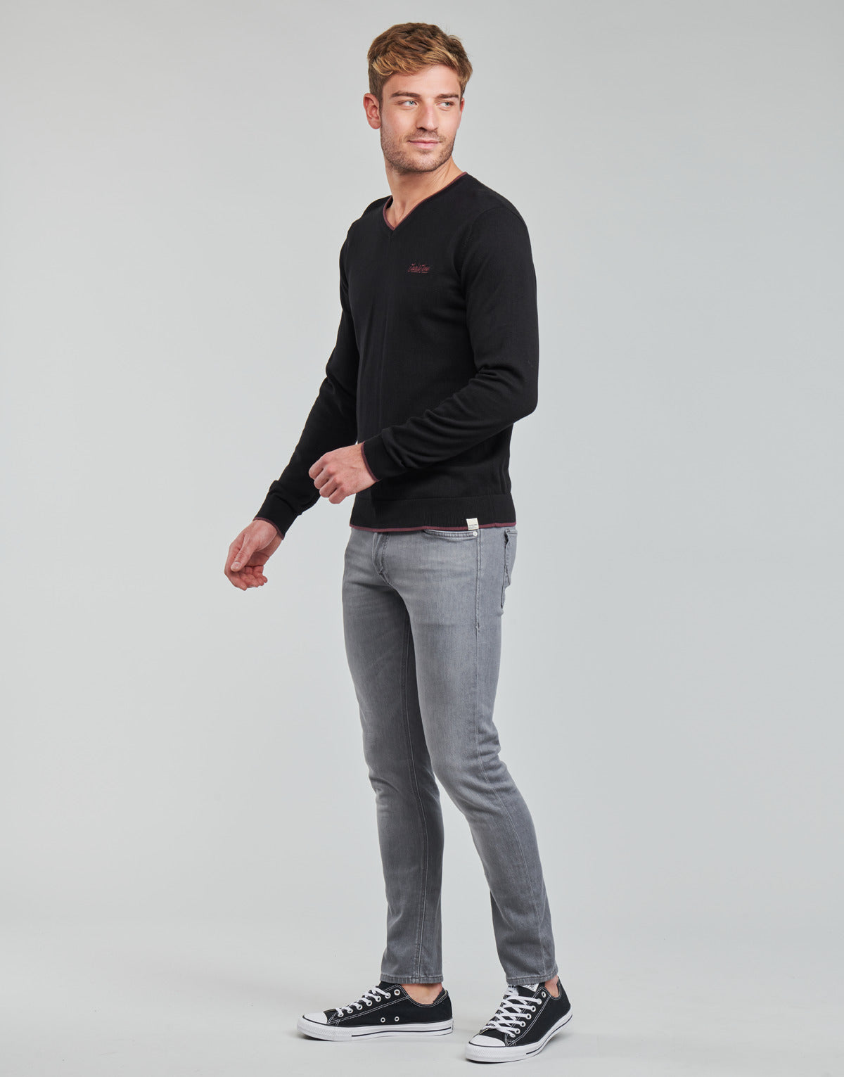 Maglione Uomo Jack & Jones  JORTONS  Nero