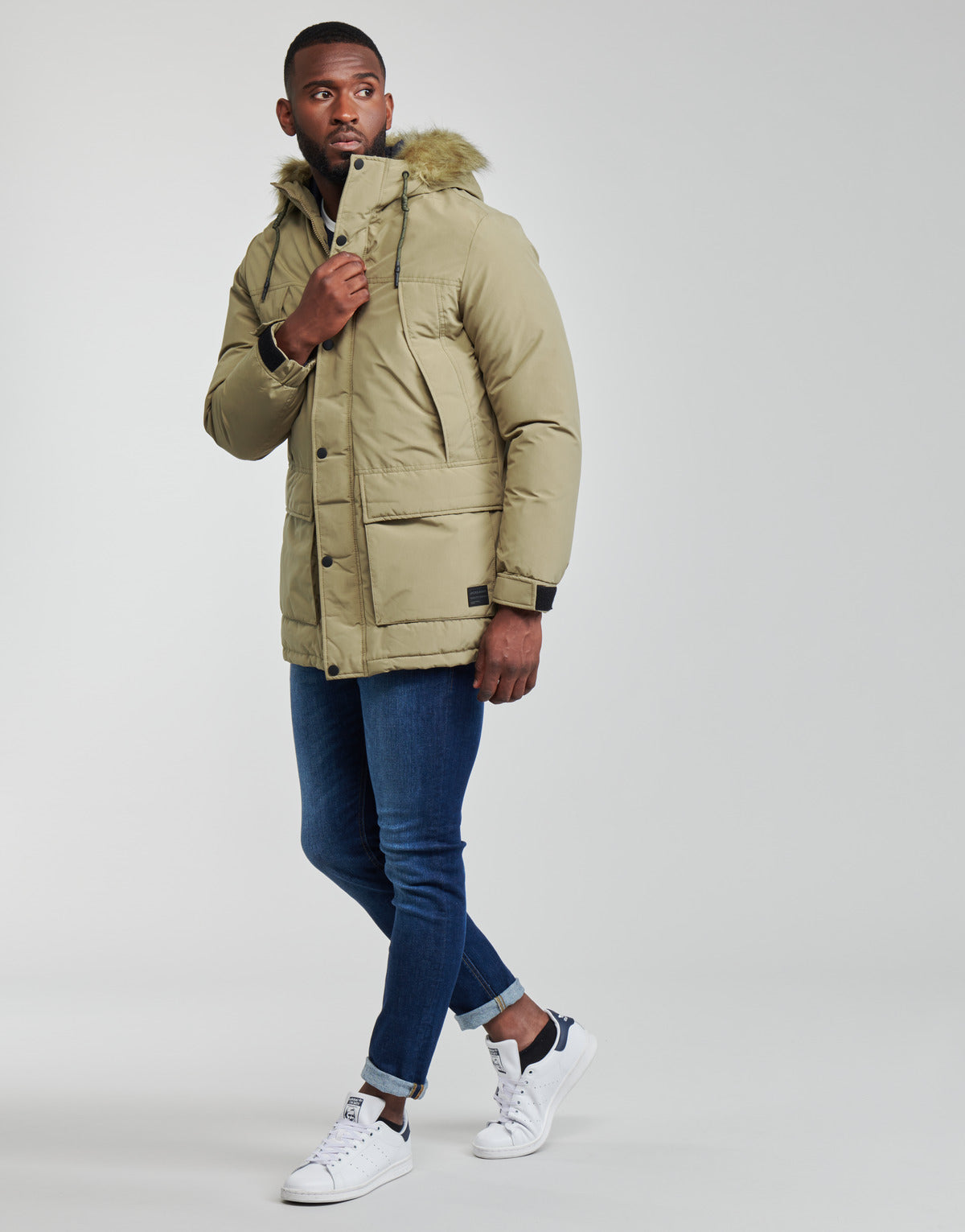 Parka Uomo Jack & Jones  JJSUPER  Beige