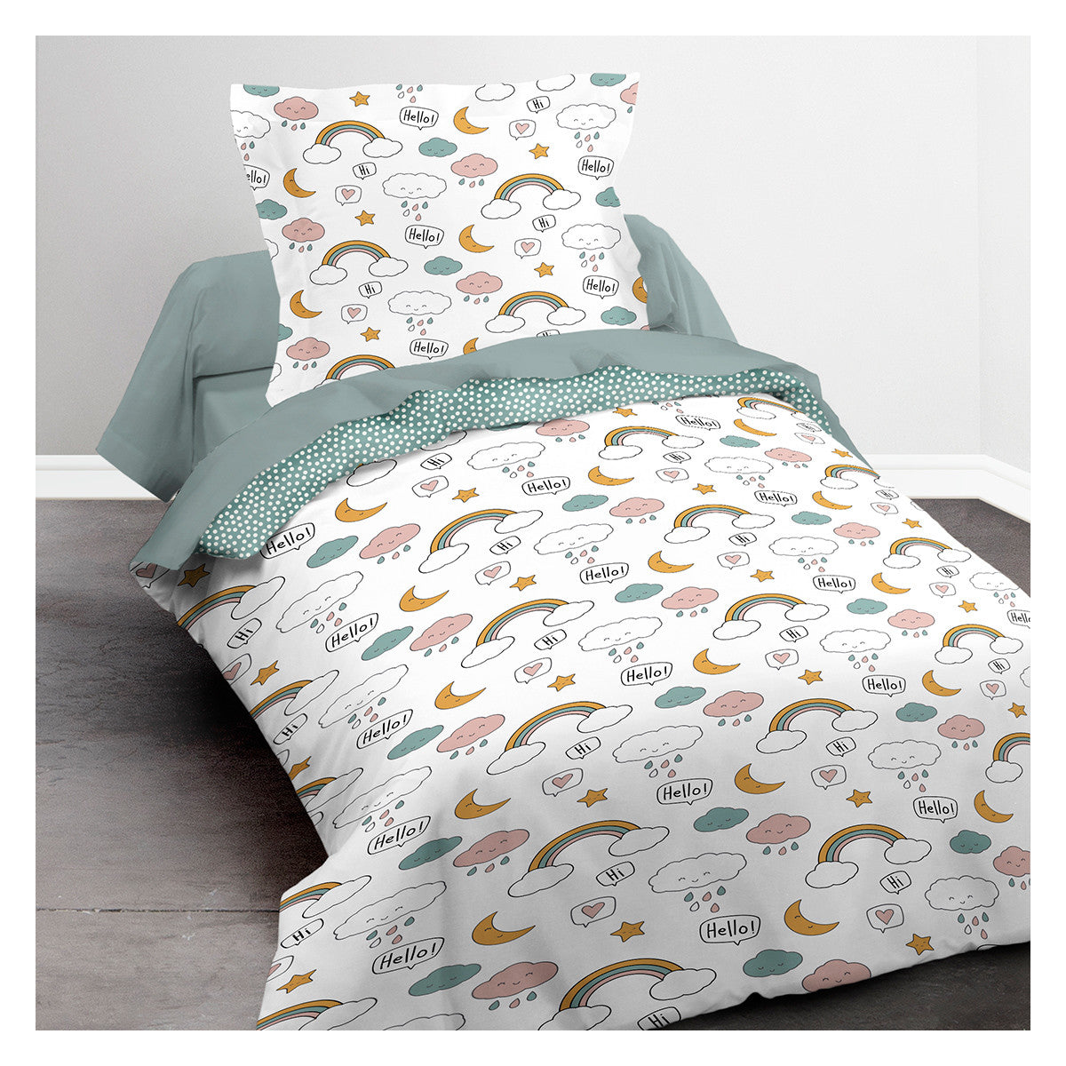 Completo letto  Today  SWEETY 1.15  Bianco