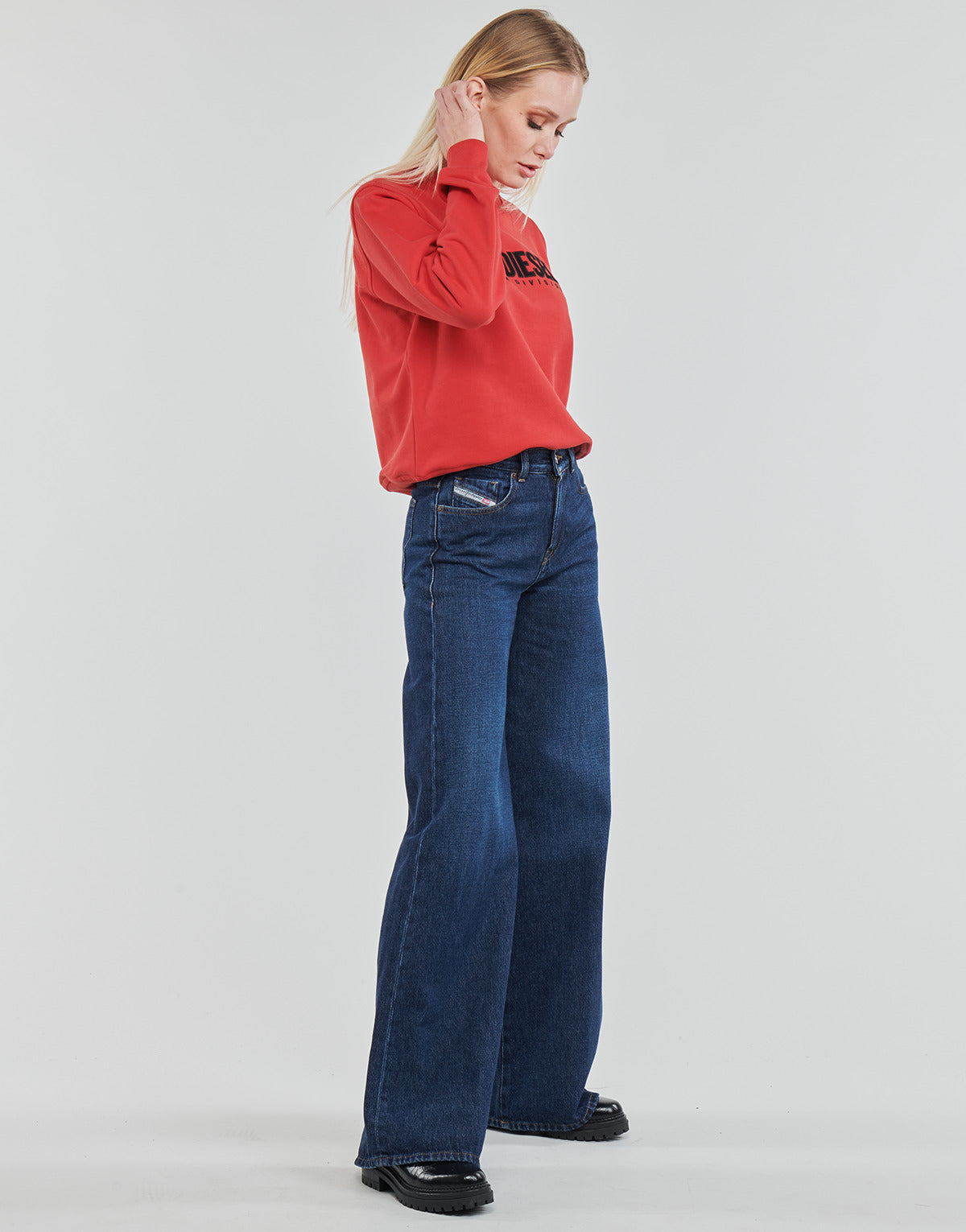 Jeans Flare Donna Diesel  1978  Blu