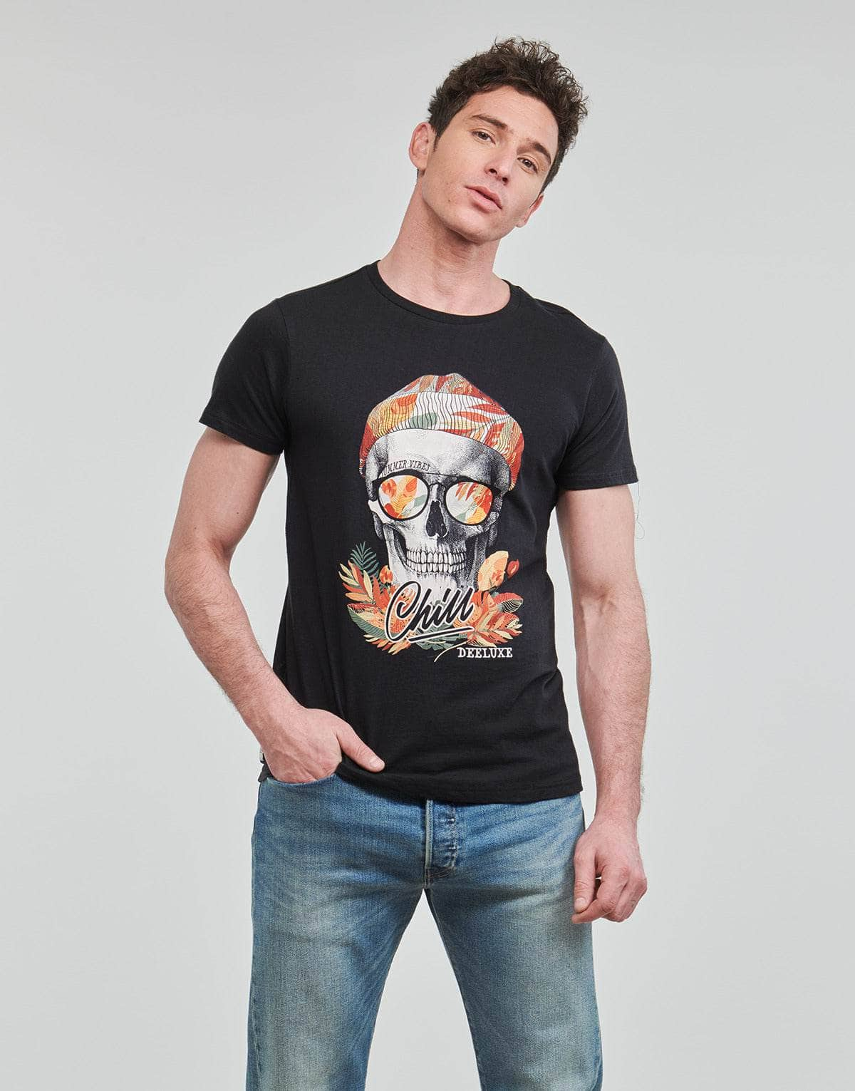 T-shirt Uomo Deeluxe  JEK TS M  Nero