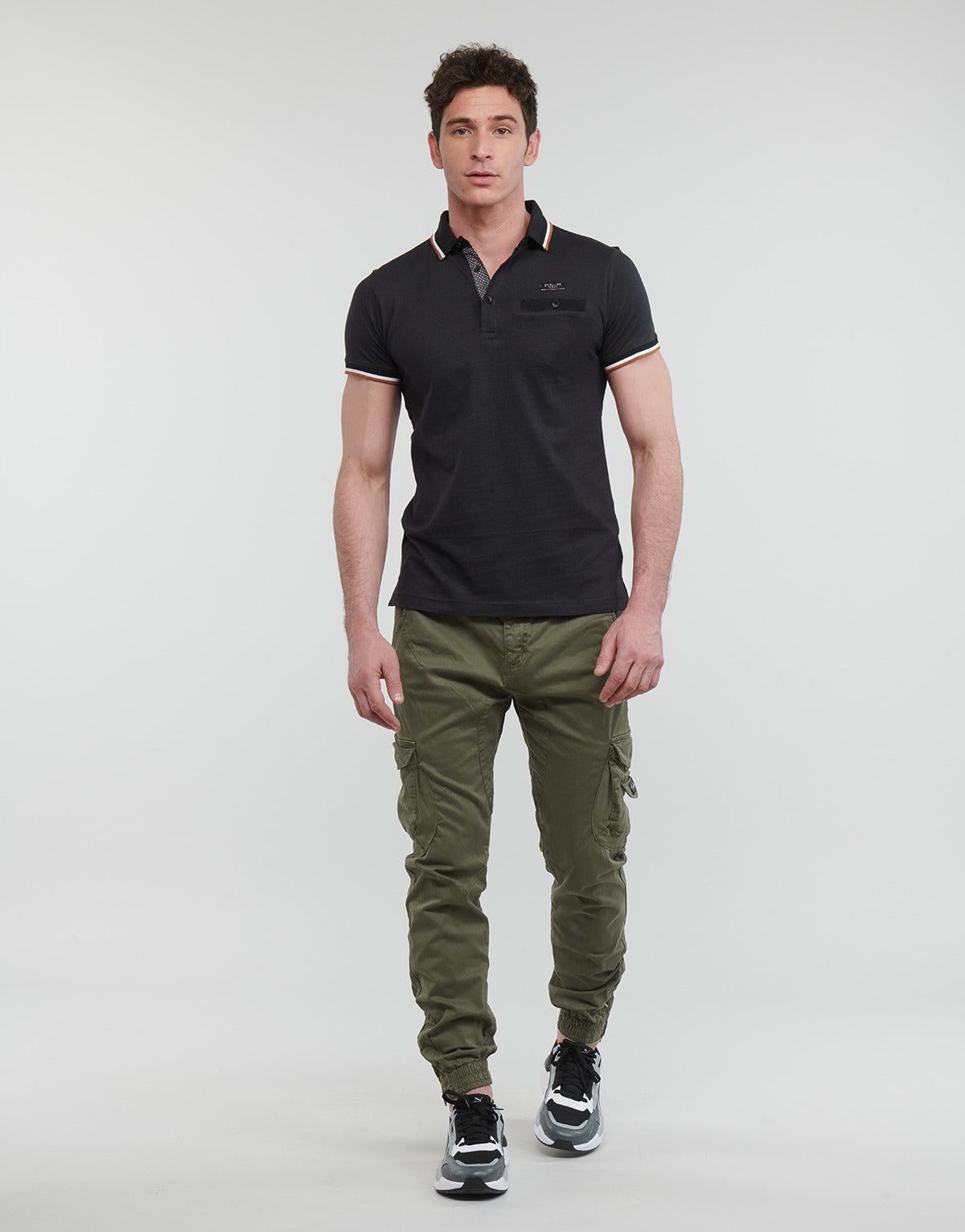 Pantalone Cargo Uomo Deeluxe  GARDEN PA M  Verde