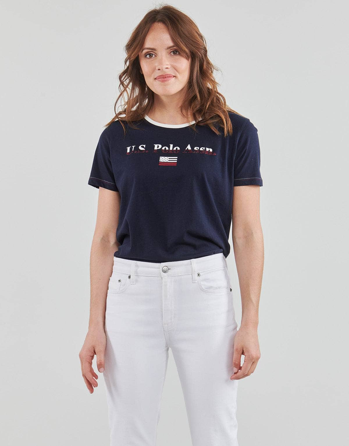 T-shirt Donna U.S Polo Assn.  LETY 51520 CPFD  Marine