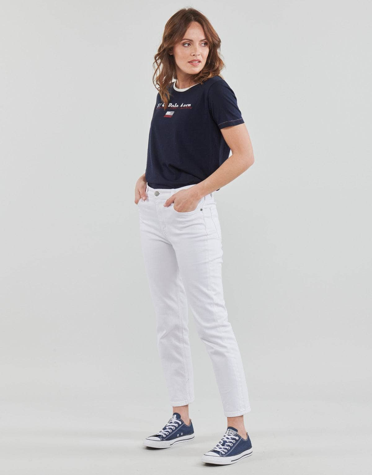 T-shirt Donna U.S Polo Assn.  LETY 51520 CPFD  Marine