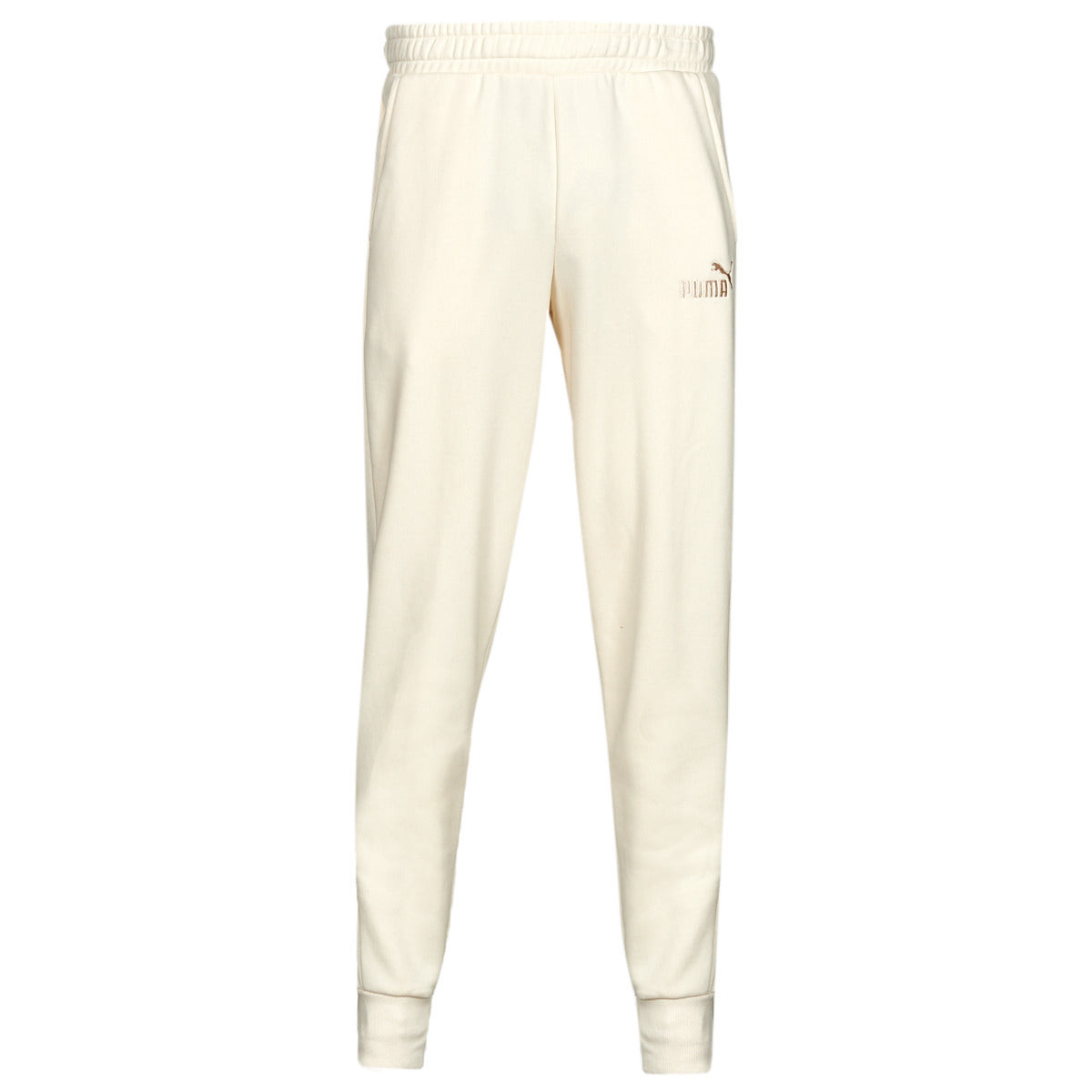 Pantaloni Sportivi Uomo Puma  ESS+ EMBROIDERY LOGO PANT  Beige