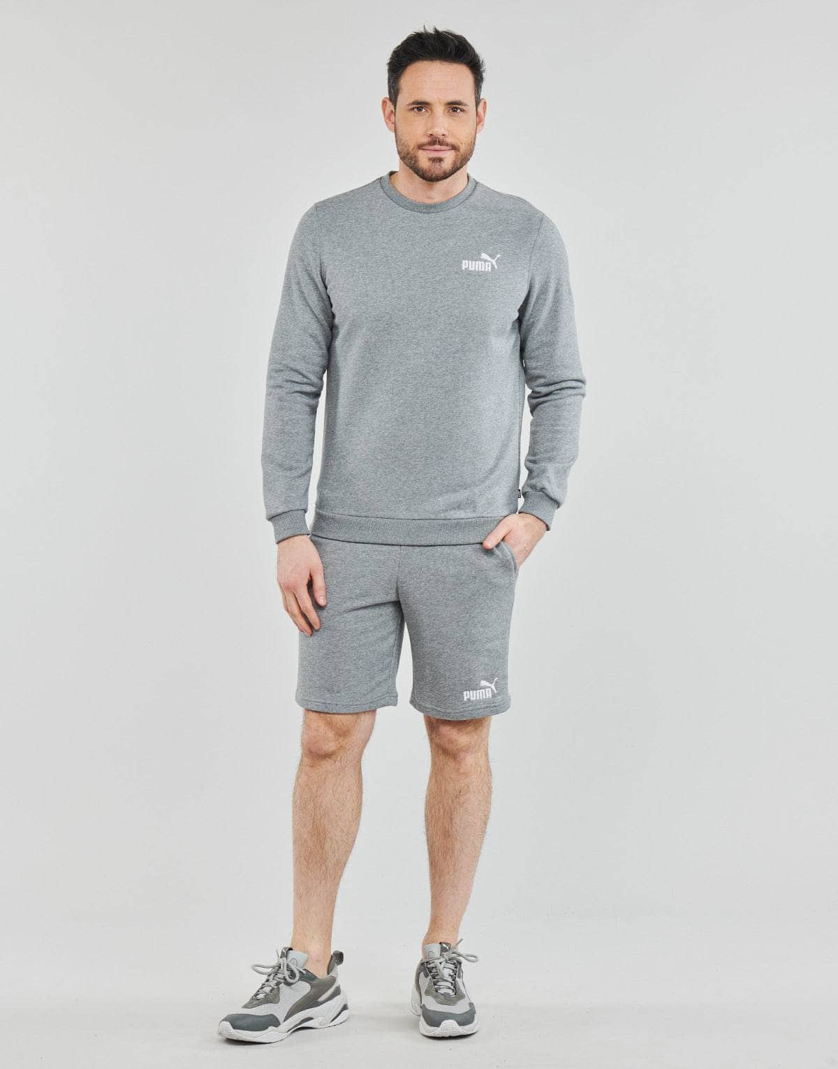 Tuta Uomo Puma  FEEL GOOD SUIT TR  Grigio