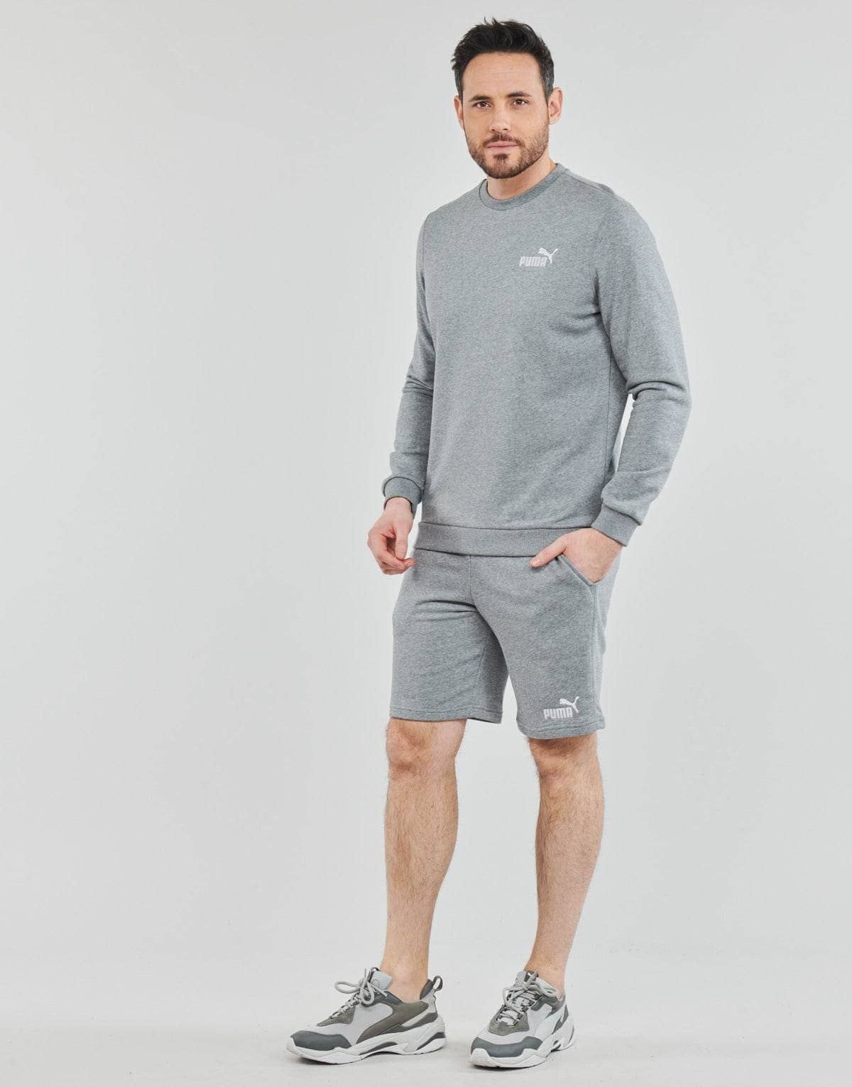 Tuta Uomo Puma  FEEL GOOD SUIT TR  Grigio