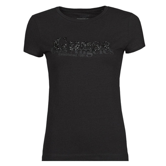 T-shirt Donna Guess  SS CN ASTRELLE TEE  Nero